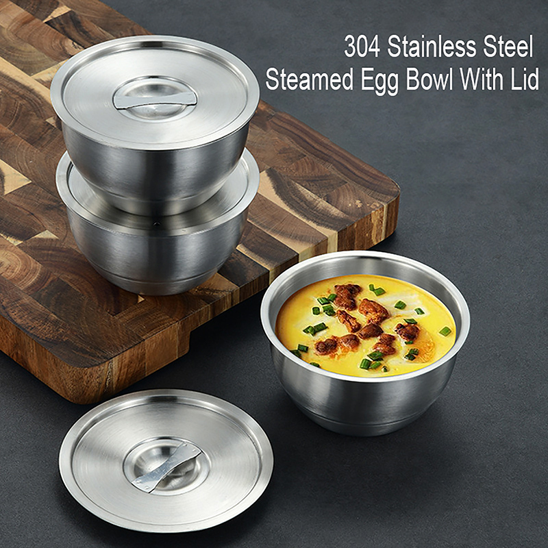 Korean Kitchen Gadgets - وعاء أرز من الفولاذ المقاوم للصدأ