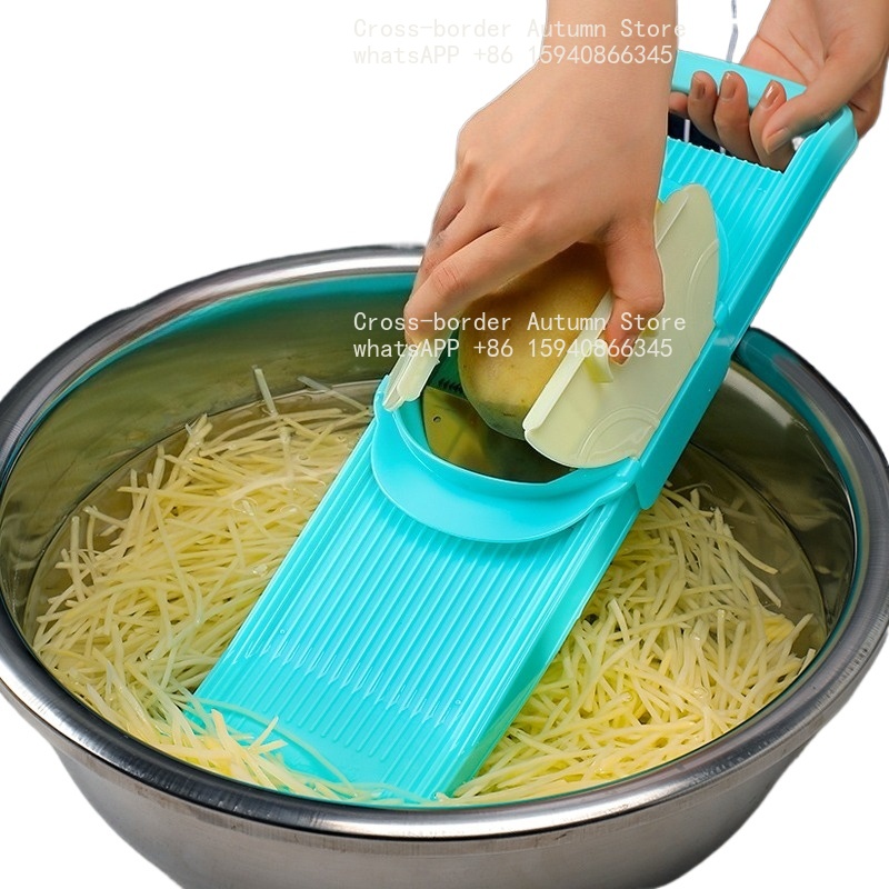 Korean Kitchen Gadgets - مبشرة خضروات محمولة وقطاعة بطاطس متعددة