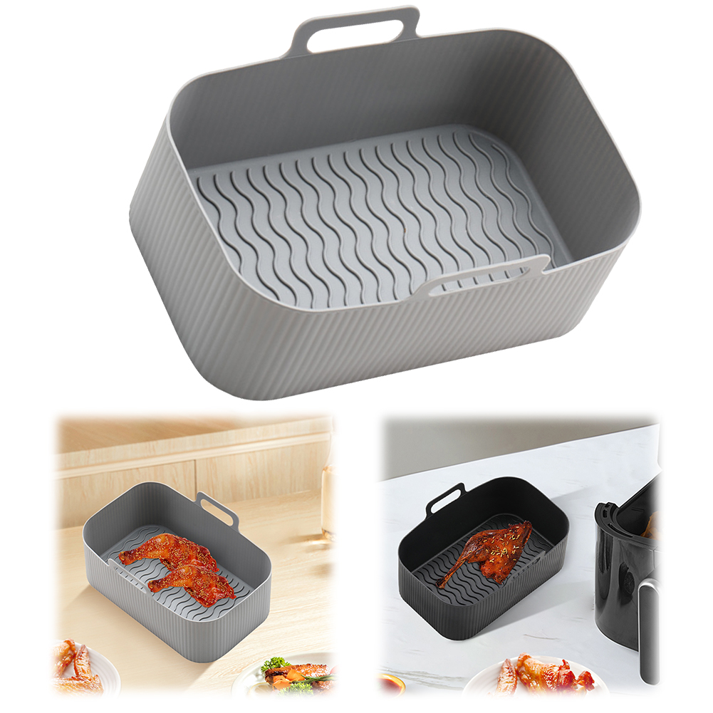 Air Fryer Accessories - بطانات سيليكون قابلة لإعادة الاستخدام للمقلاة