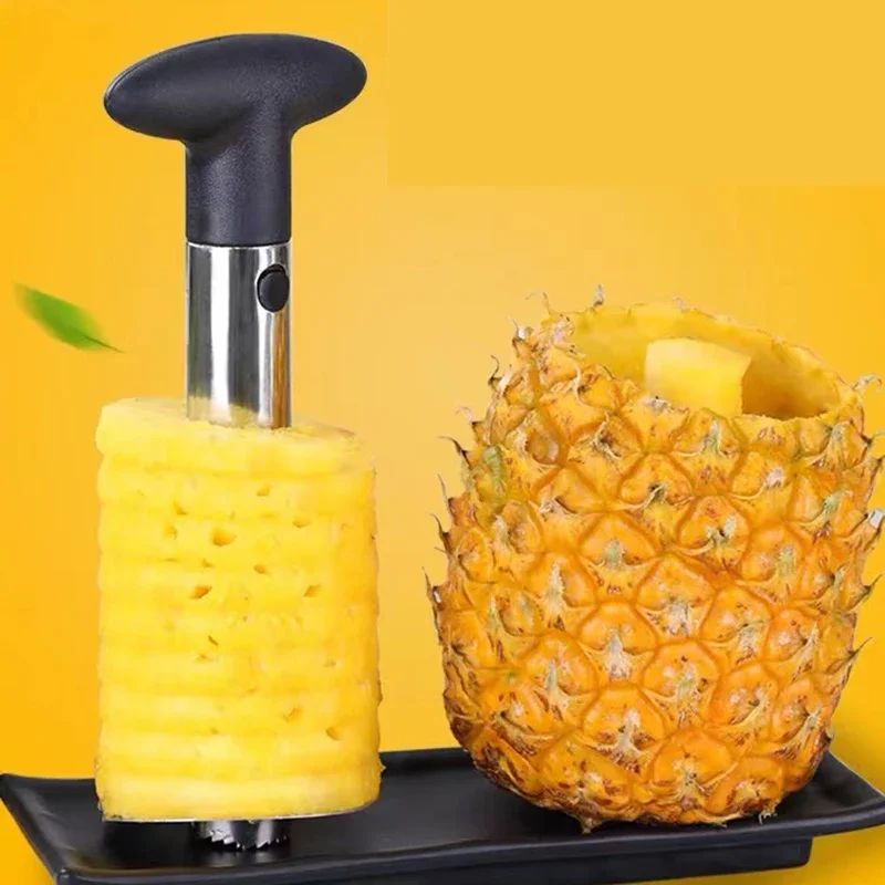 Kitchen Gadget Amazon - أداة تقطيع وتقشير الأناناس من الفولاذ