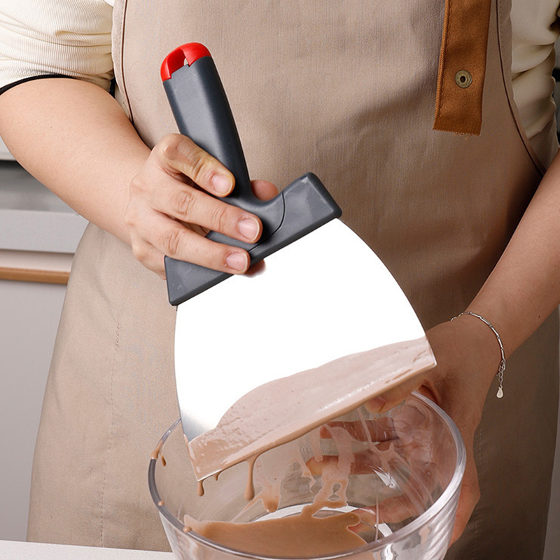 Kitchen Gadget Amazon - الفولاذ المقاوم للصدأ العجين مكشطة طلاء