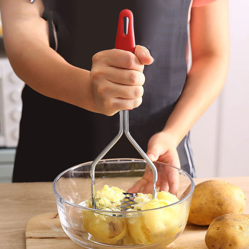 Kitchen Gadgets Machine - هراسة بطاطس من الفولاذ المقاوم للصدأ،