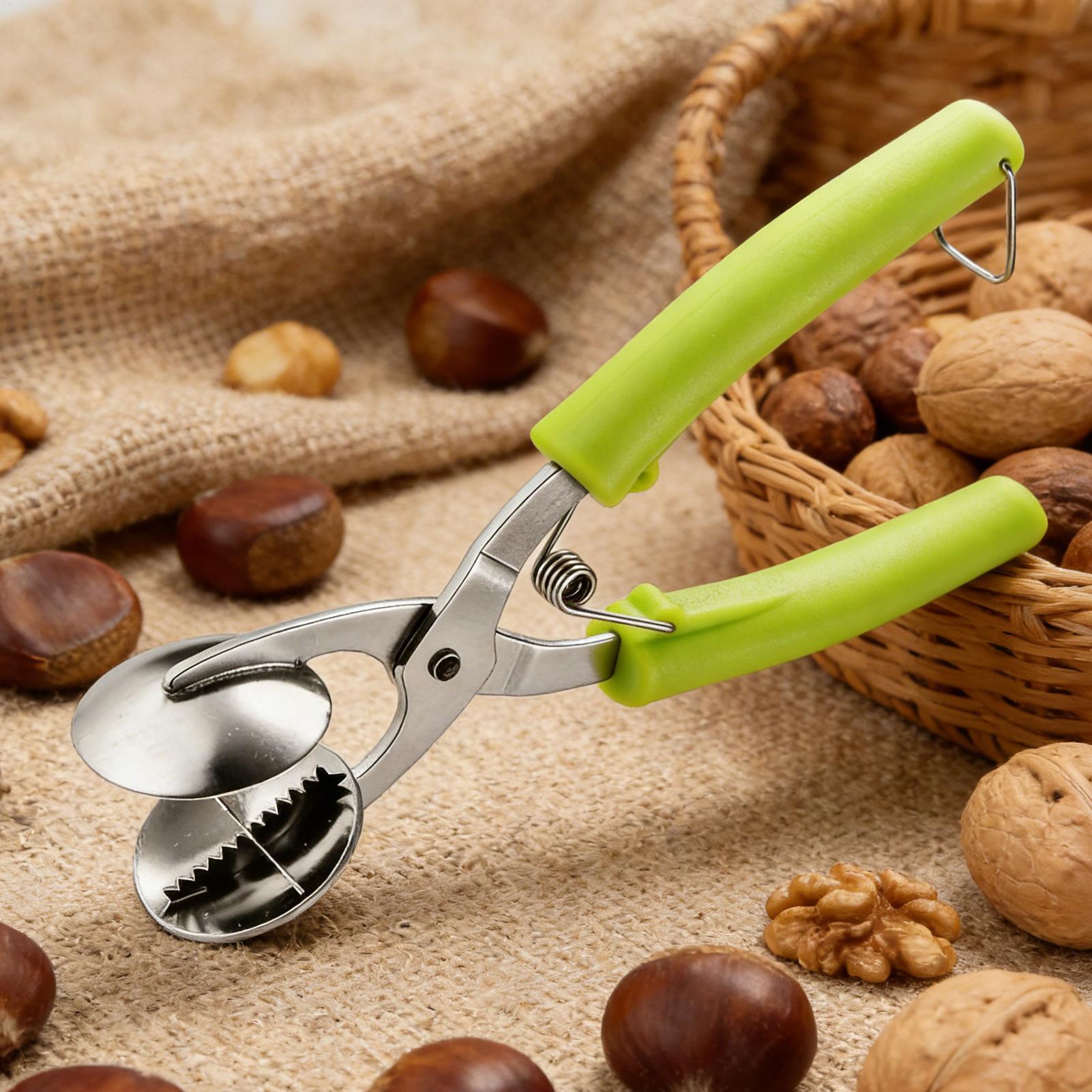 Kitchen Gadgets Machine - أداة فتح الكستناء من الستانلس ستيل،