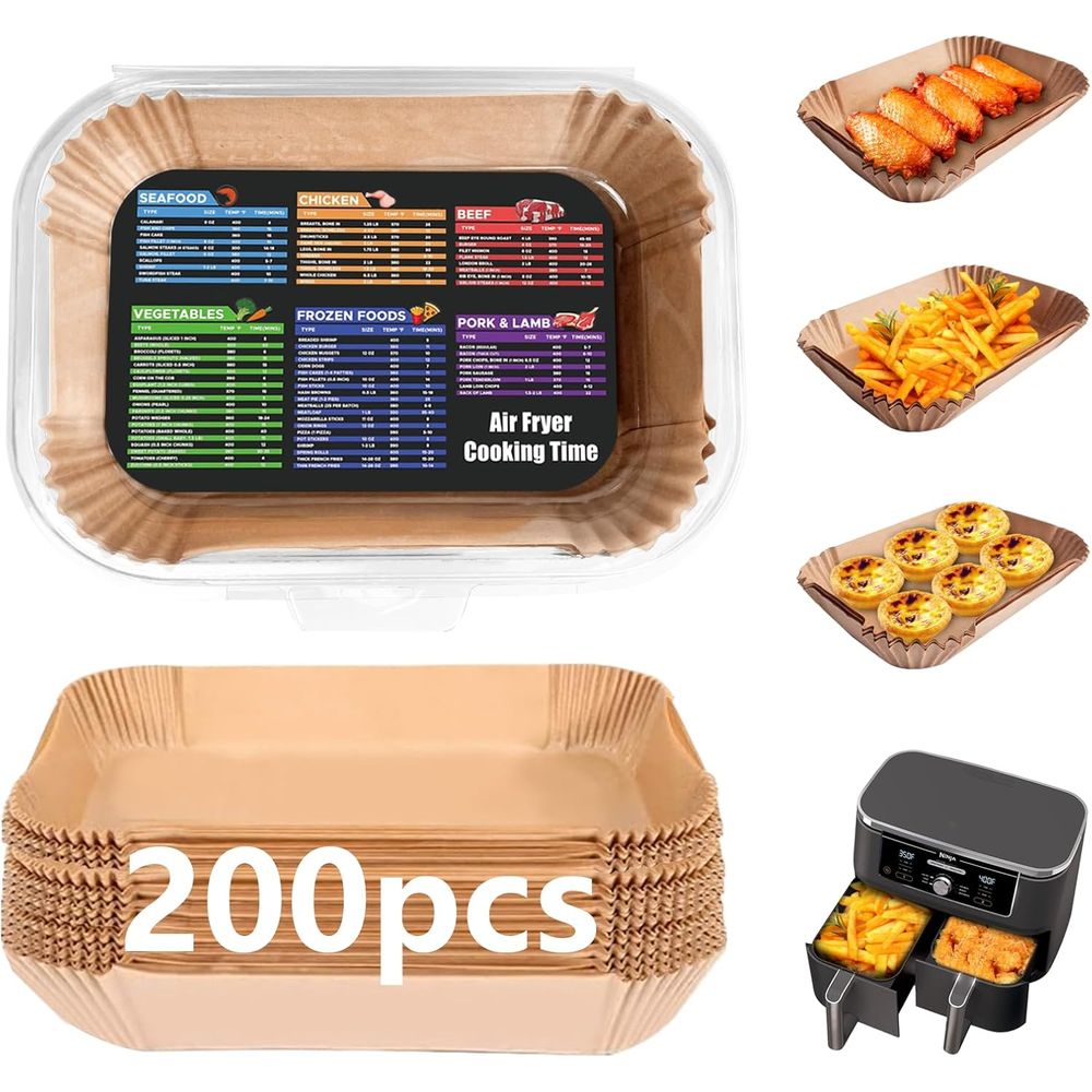 Air Fryer Accessories - 200 قطعة من بطانات المقلاة الهوائية