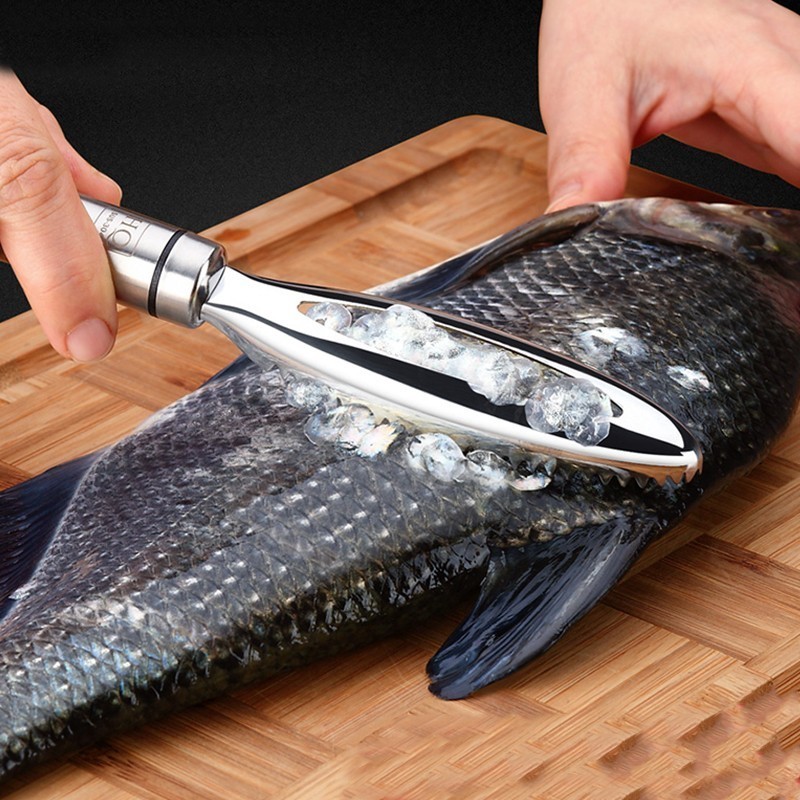 Kitchen Gadget Amazon - موازين السمك غير القابل للصدأ كشط