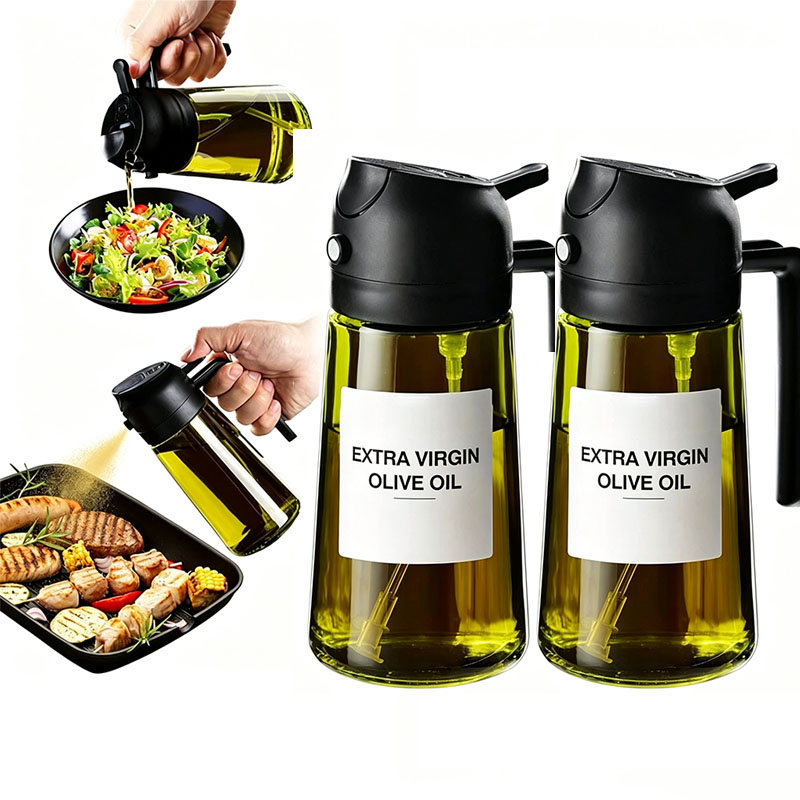زجاجة بلاستيكية لتوزيع زيت الز - مراجعة Kitchen Gadget Amazon وسعره