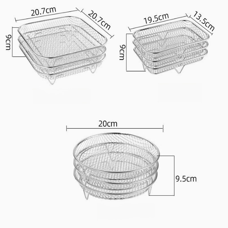 رف المقلاة الهوائية مقلاة الهو - مراجعة Air Fryer Accessories وسعره