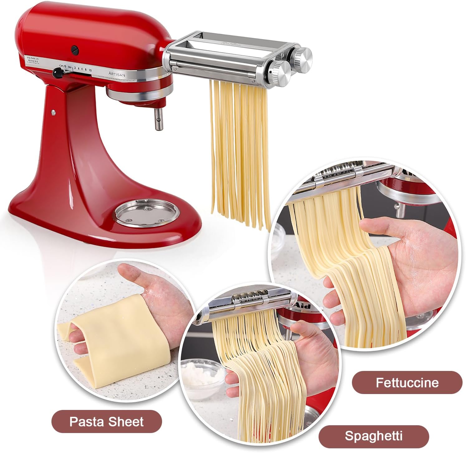 ملحق تقطيع المعكرونة 3 في 1 لخ - مراجعة Kitchen Gadgets Machine وسعره