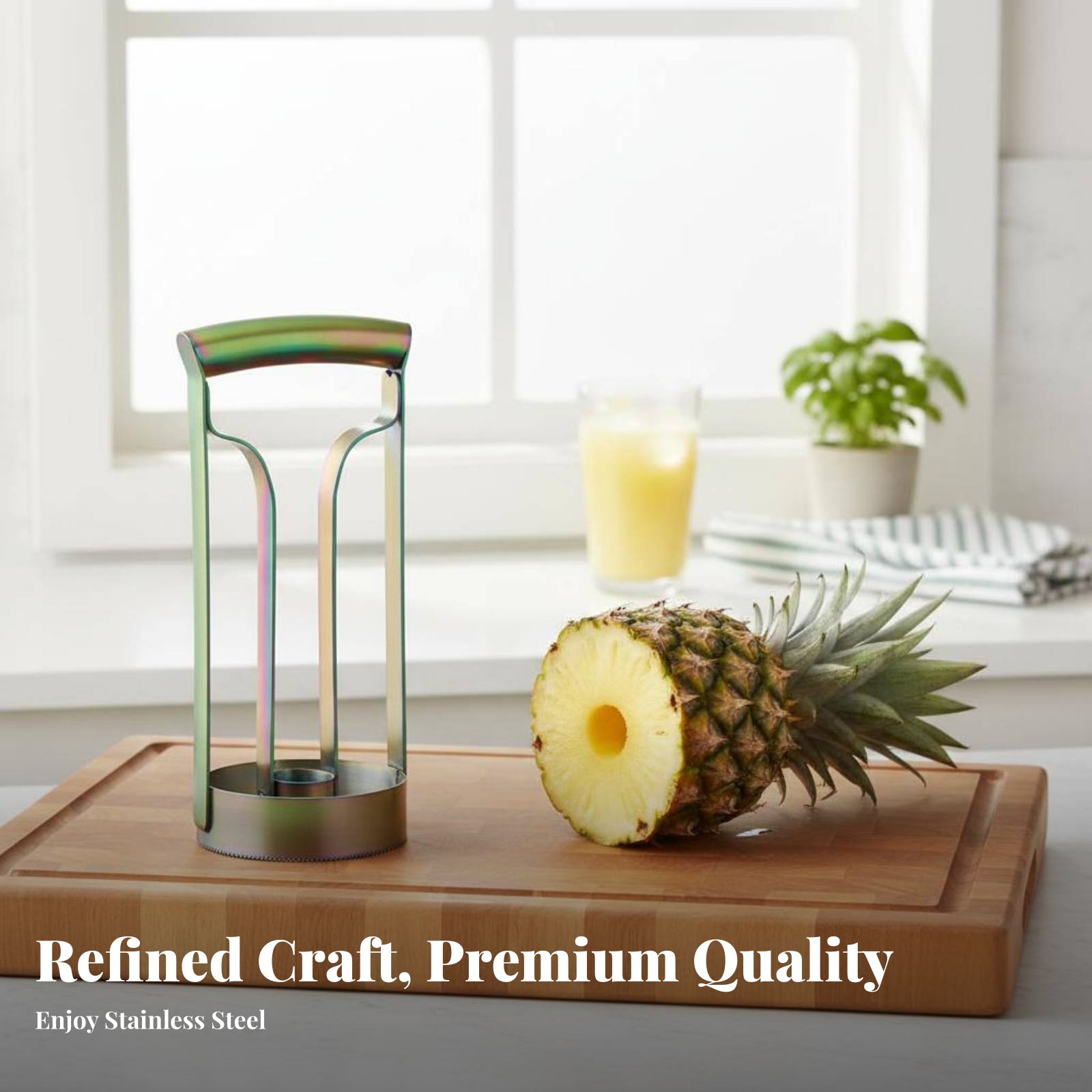قطاعة أناناس من الفولاذ المقاو - مراجعة Kitchen Gadgets That Are Useful وسعره