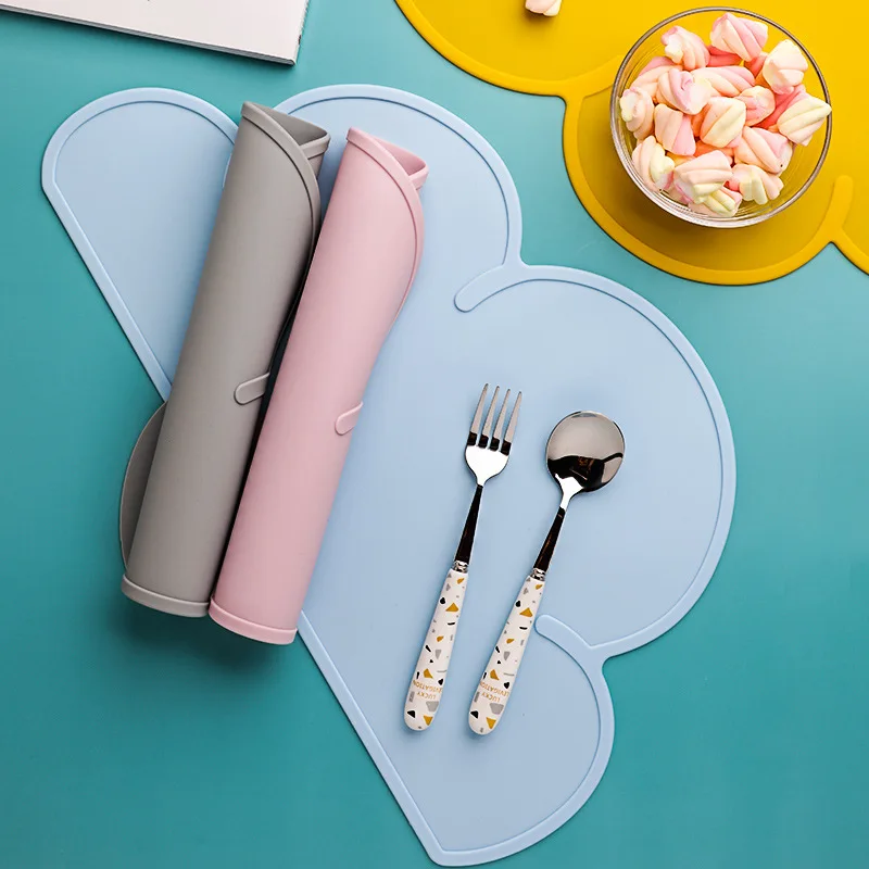 مفرش طاولة سيليكون لطيف على شك - مراجعة Korean Kitchen Gadgets وسعره