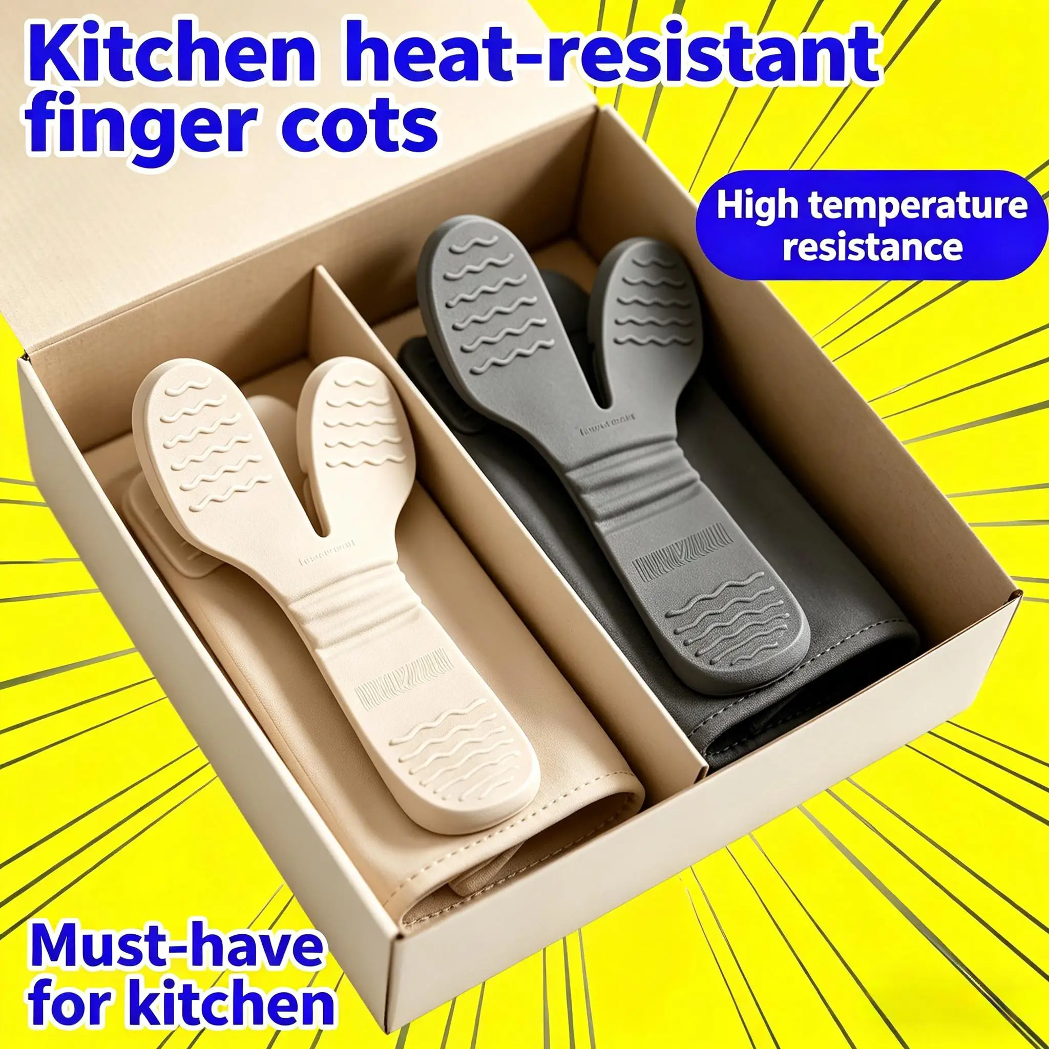 قفازات مقاومة للحرارة بثلاثة أ - مراجعة Kitchen Gadgets In China وسعره