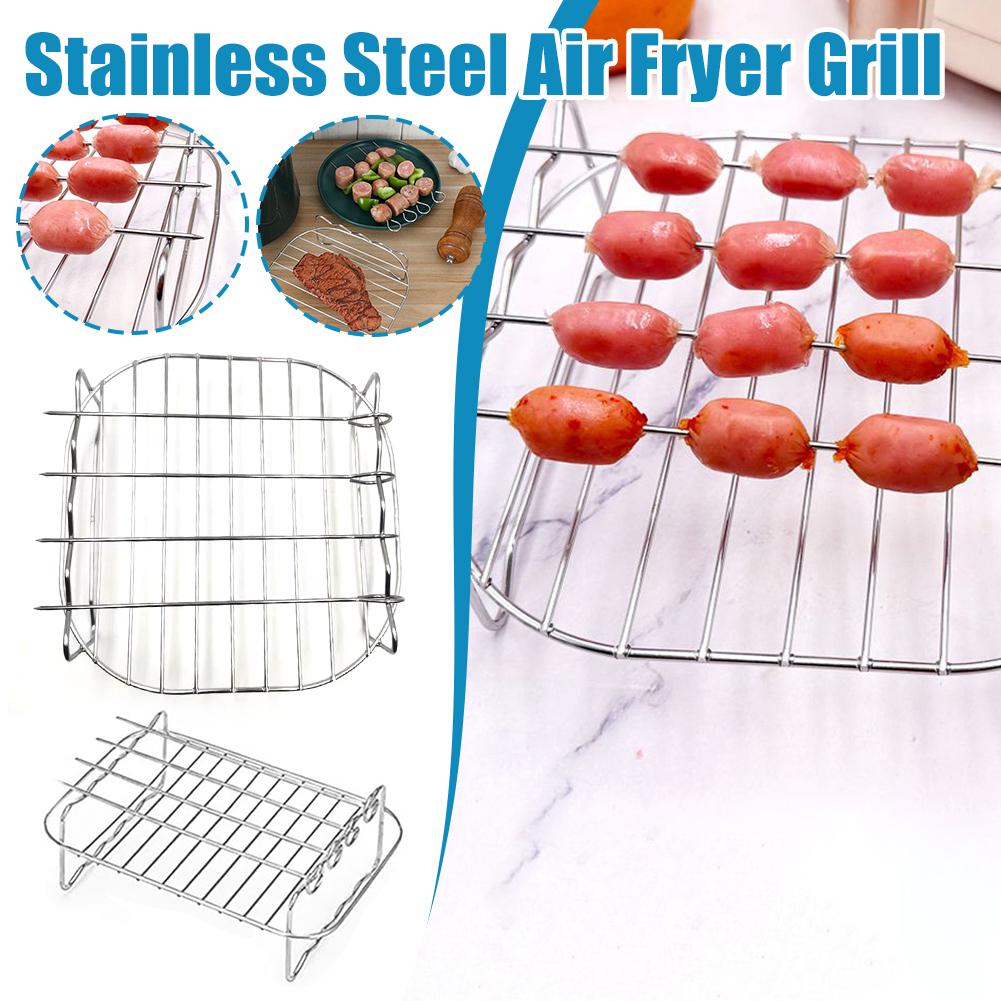 الفولاذ المقاوم للصدأ الهواء ا - مراجعة Air Fryer Accessories وسعره