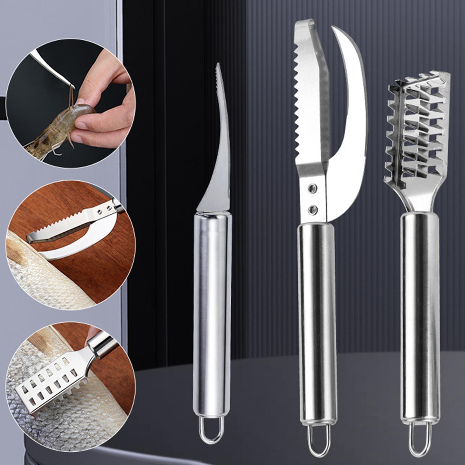 سكين إزالة قشور السمك، أداة تن - مراجعة Kitchen Gadget Amazon وسعره