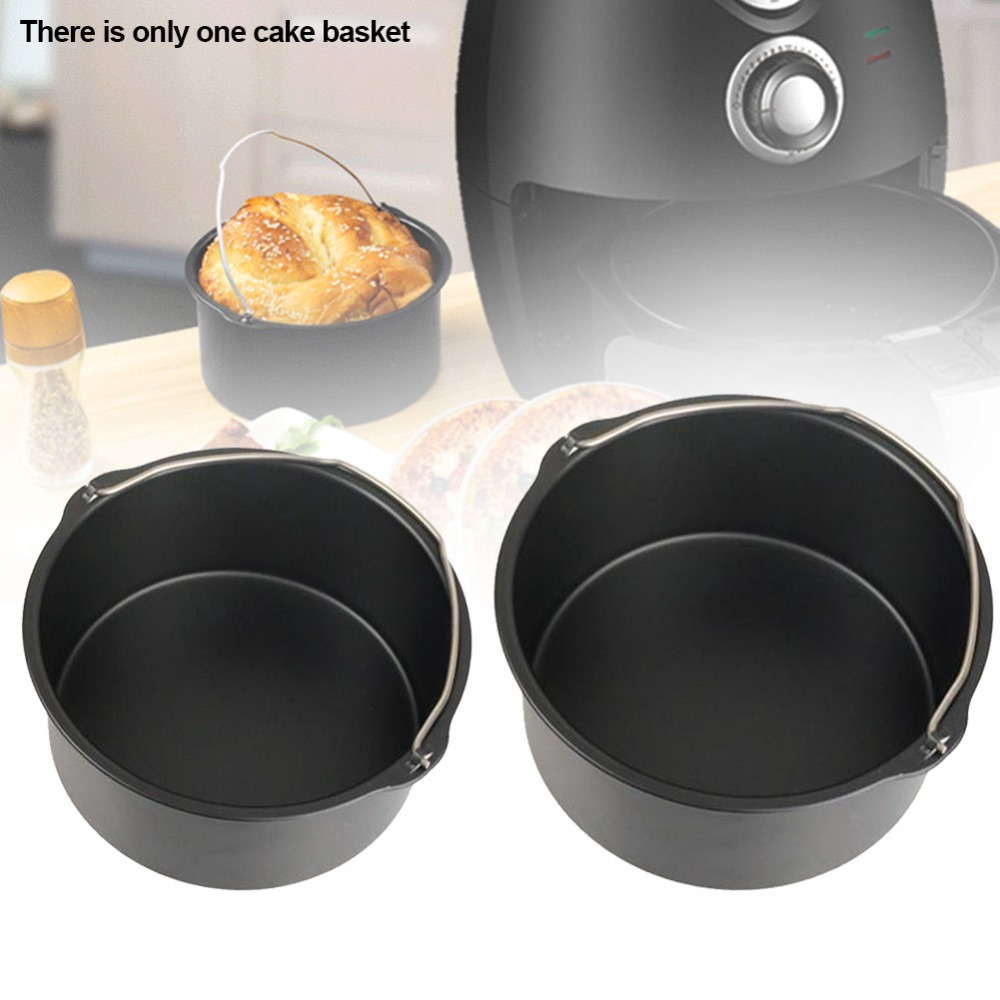 صينية خَبز مستديرة غير لاصقة ، - مراجعة Air Fryer Accessories وسعره