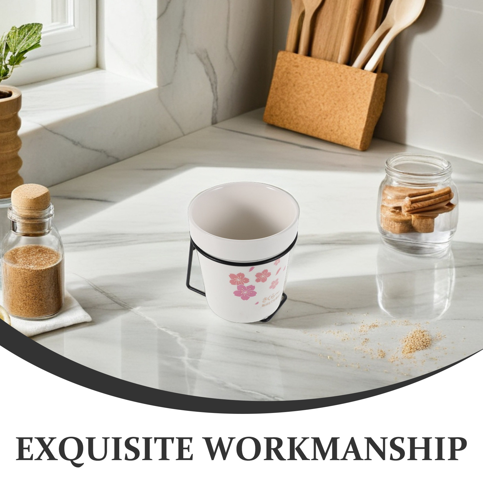 حامل عيدان الطعام السيراميكي ب - مراجعة Kitchen Utensil Holder وسعره