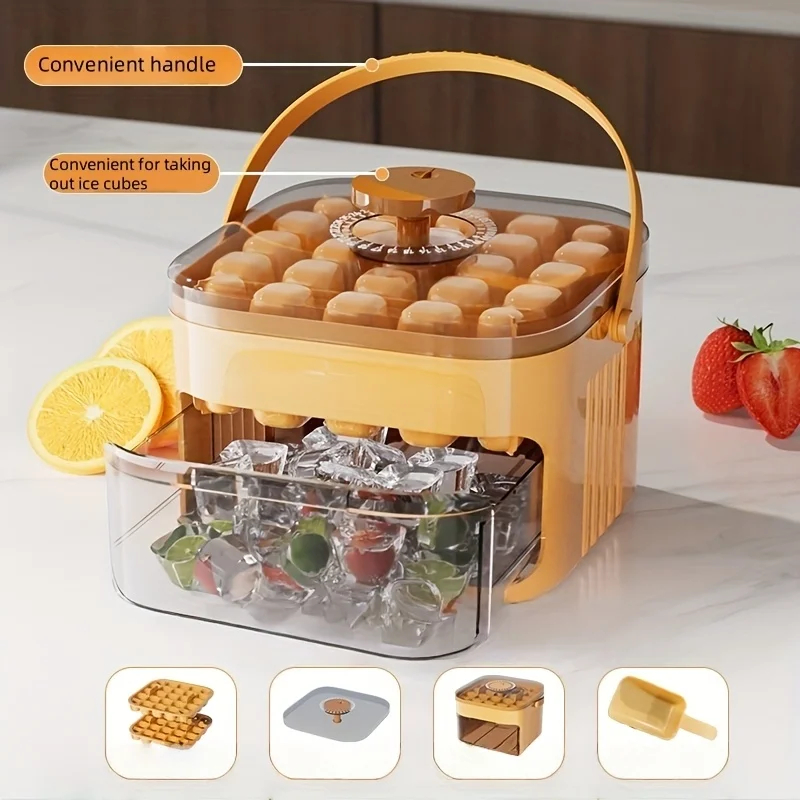 صينية مكعبات ثلج مدمجة مزدوجة  - مراجعة Kitchen Gadget Amazon وسعره