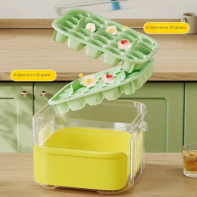 صينية مكعبات ثلج مدمجة مزدوجة  - مراجعة Kitchen Gadget Amazon وسعره