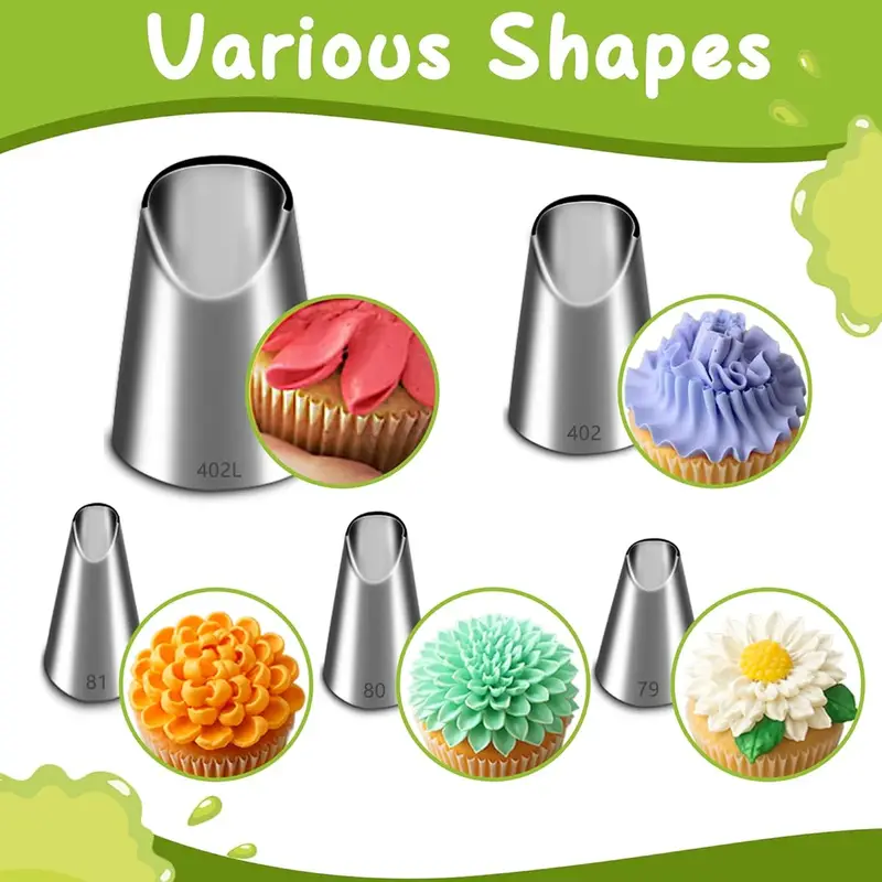 مجموعة من 5 قطع من فوهات التزي - مراجعة Quality Kitchen Gadgets وسعره