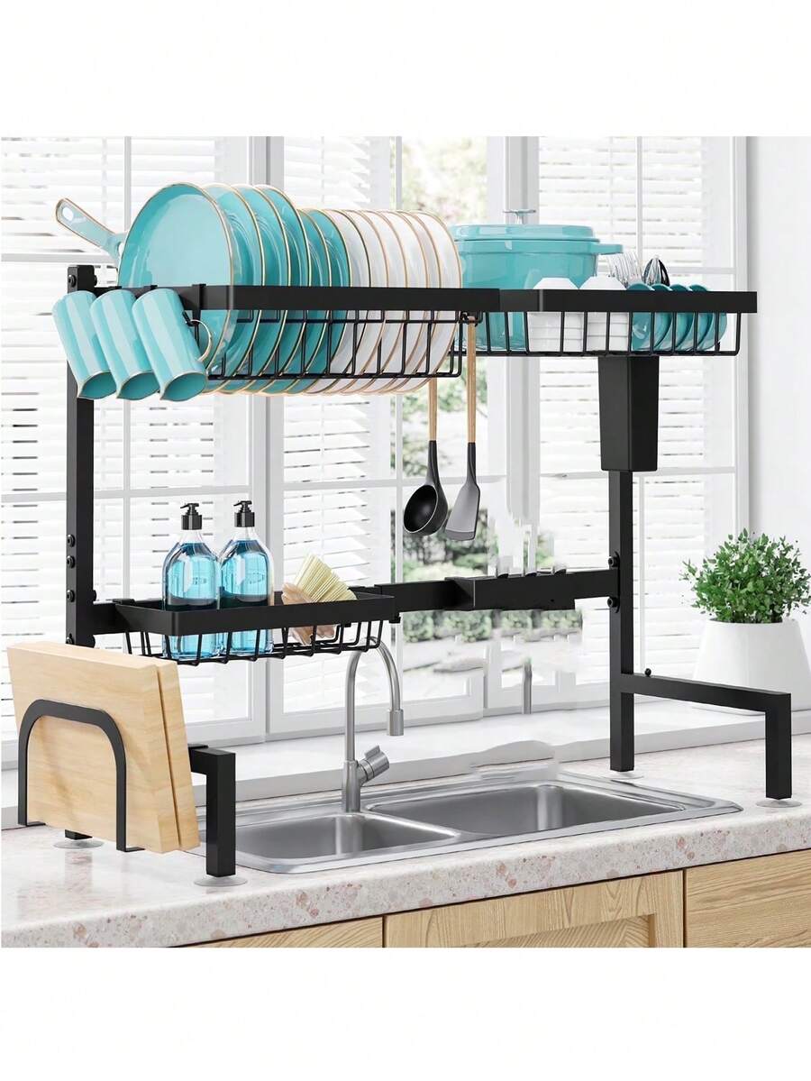 رف تجفيف الأطباق - منظم مطبخ م - مراجعة Kitchen Utensil Holder وسعره