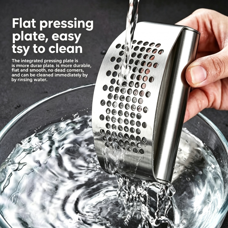 مكبس ثوم يدوي من الفولاذ المقا - مراجعة Kitchen Gadgets That Are Useful وسعره