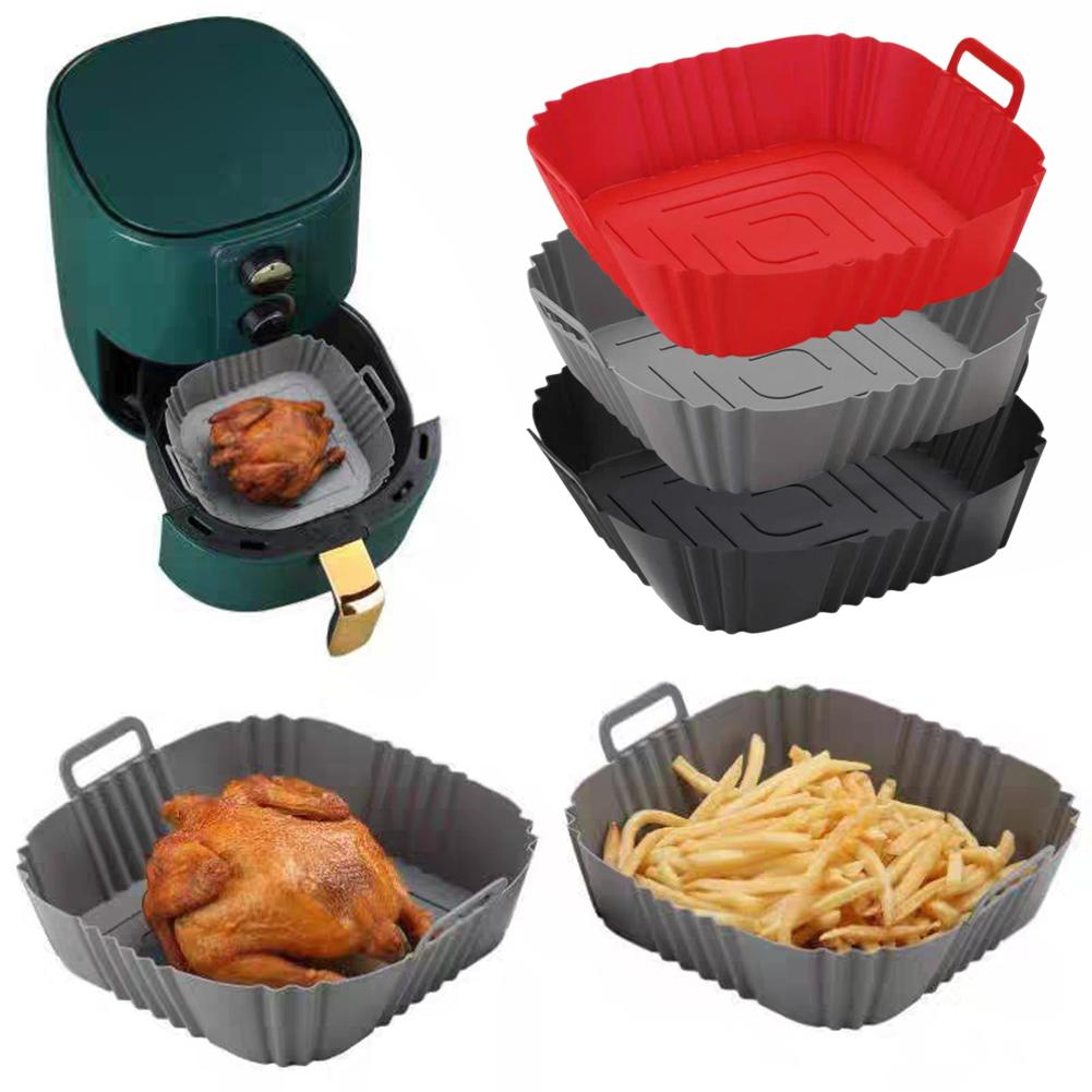 بطانة سيليكون قابلة لإعادة الا - مراجعة Air Fryer Accessories وسعره