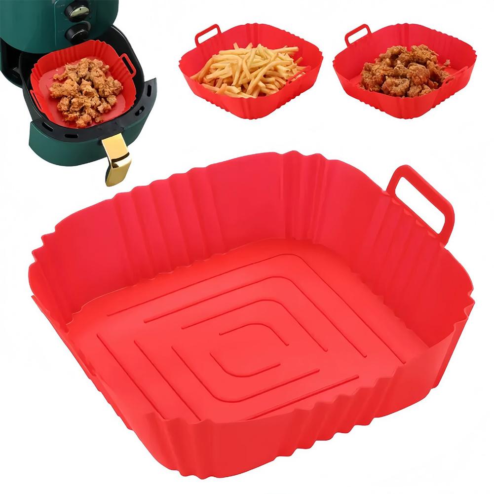 بطانة سيليكون قابلة لإعادة الا - مراجعة Air Fryer Accessories وسعره