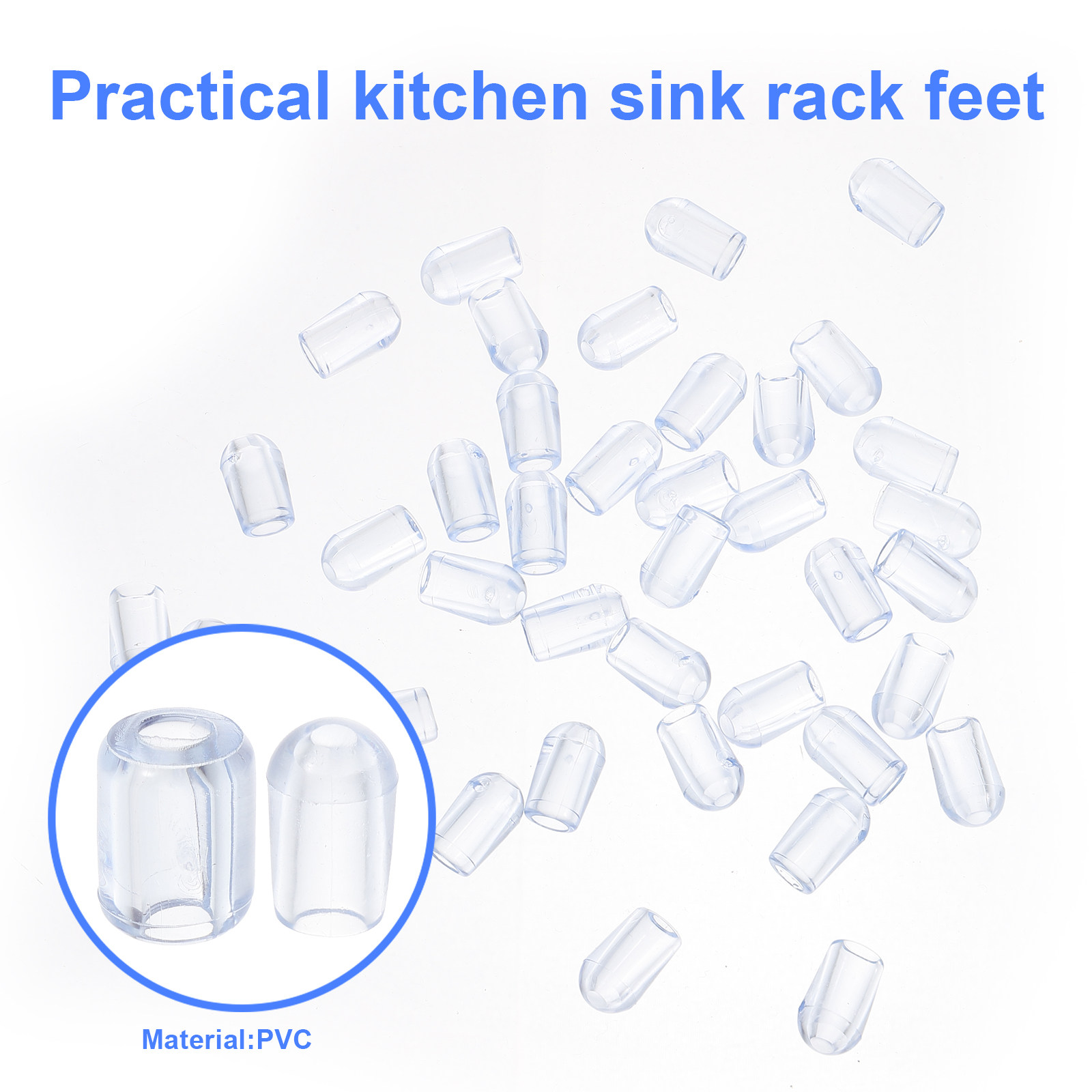 80 قطعة من أقدام شبكة حوض المط - مراجعة Kitchen Gadgets Website وسعره