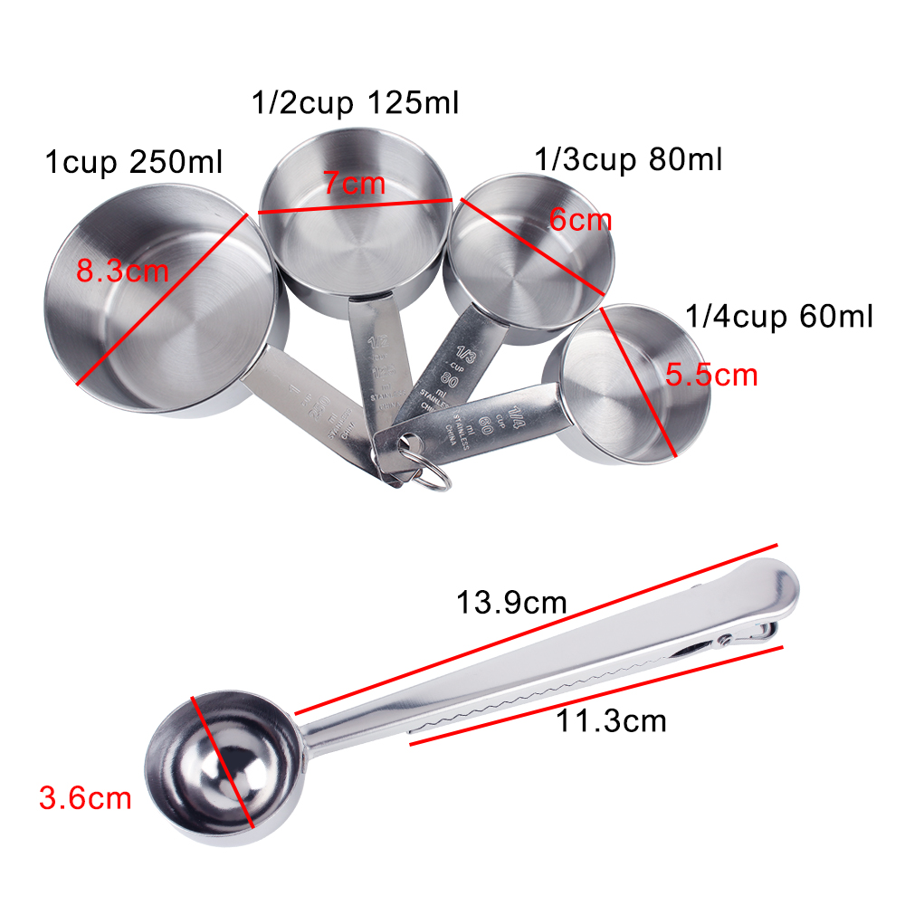 تكويم قياس الكؤوس والملاعق مجم - مراجعة Quality Kitchen Gadgets وسعره