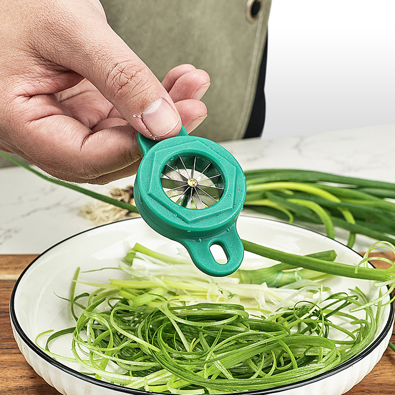قطاعة بصل أخضر 1 قطعة، أداة تق - مراجعة Kitchen Gadgets Drawing وسعره