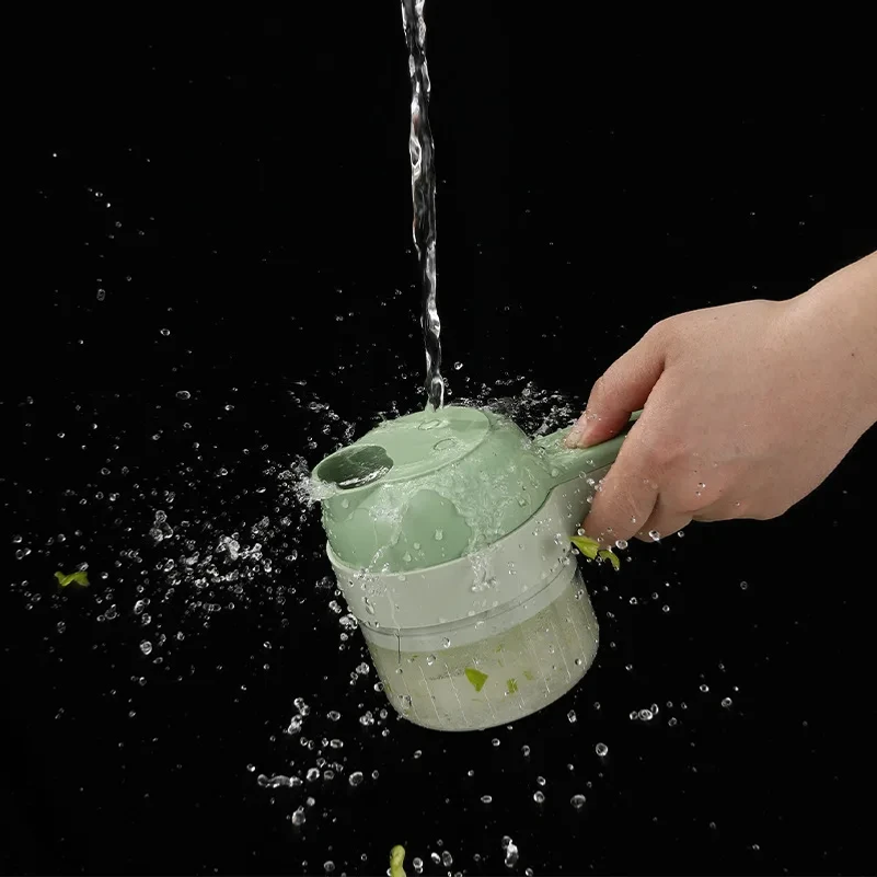 مجموعة قطاعة الخضروات الكهربائ - مراجعة Kitchen Gadgets Machine وسعره