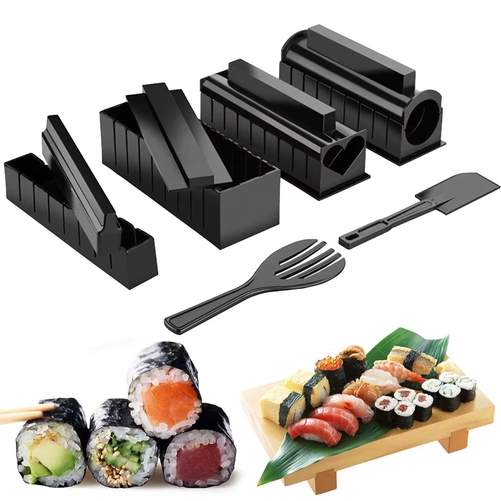 طقم صنع السوشي الياباني 3/10 ق - مراجعة Kitchen Gadget Amazon وسعره
