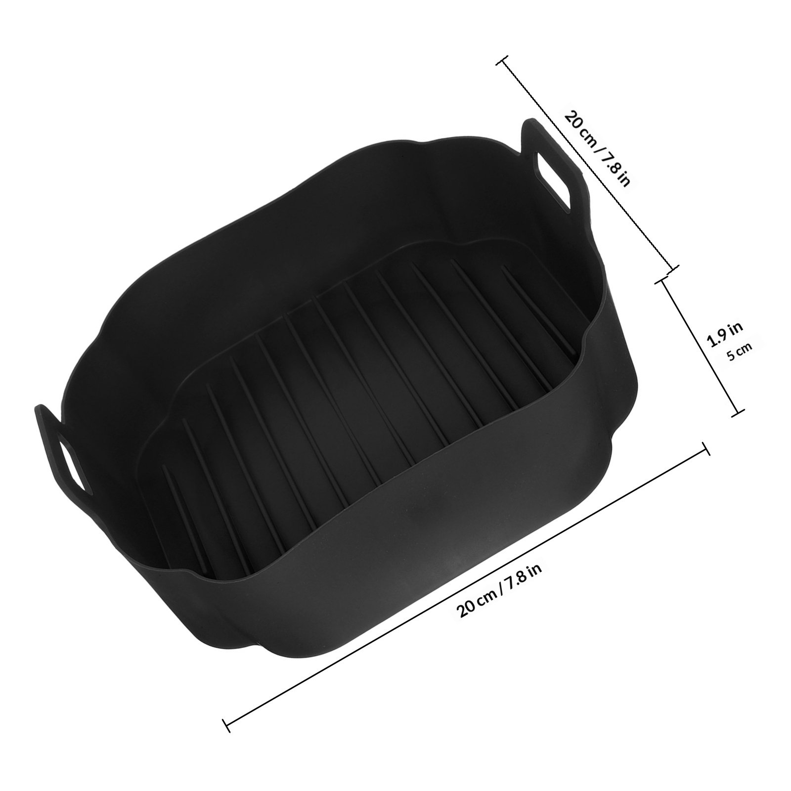 بطانة سيليكون قابلة لإعادة الا - مراجعة Air Fryer Accessories وسعره
