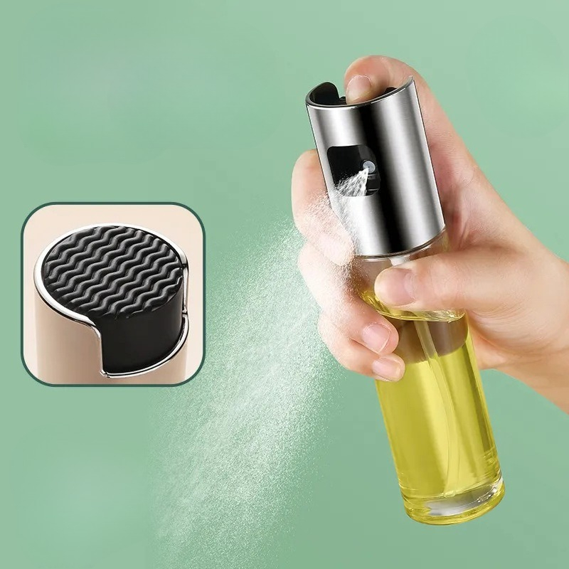 بخاخ زيت زجاجي للطبخ رذاذ الزي - مراجعة Kitchen Gadget Amazon وسعره