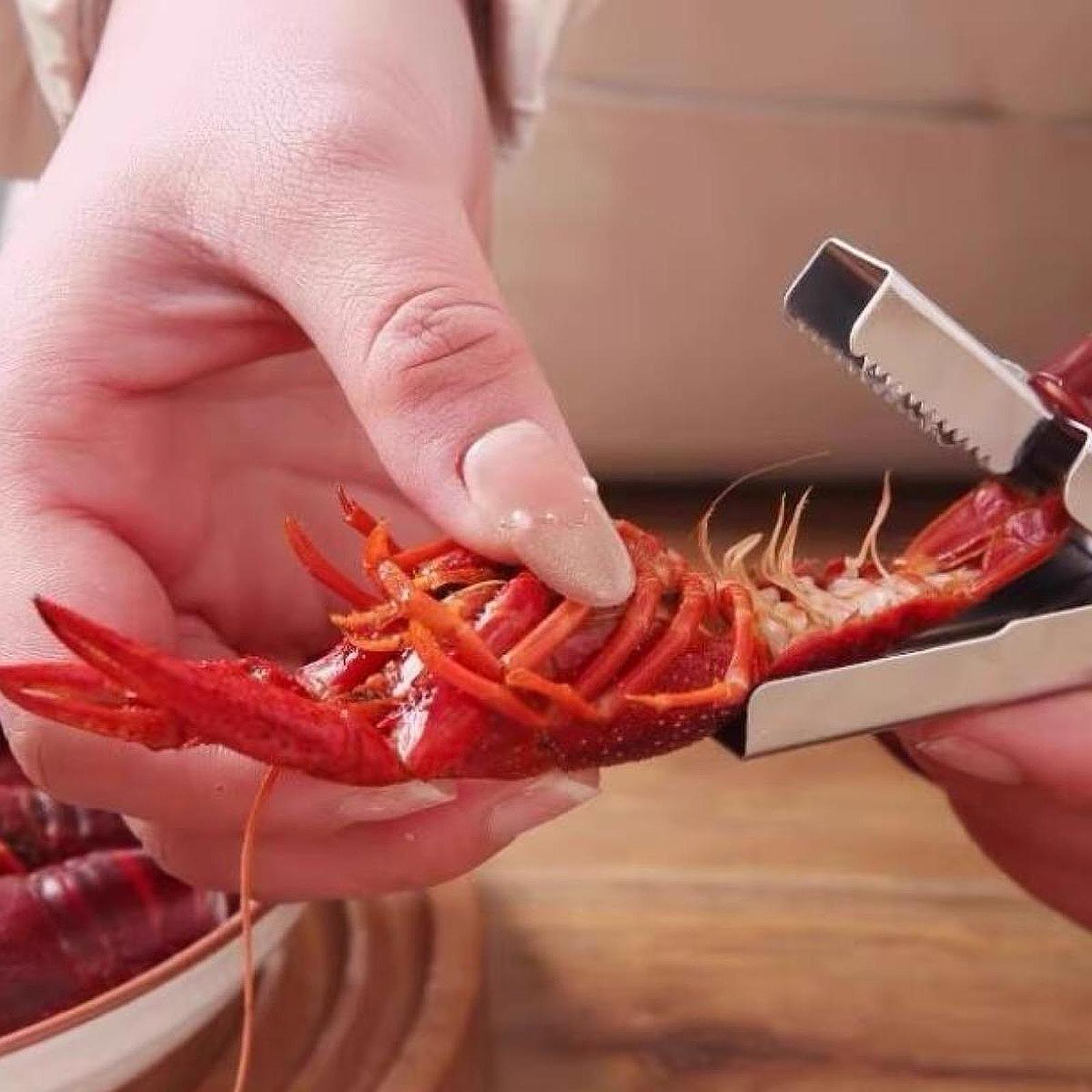 أداة تقشير جراد البحر والجمبري - مراجعة Kitchen Gadgets That Are Useful وسعره
